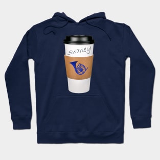 Swarley's Coffee Cup w/ Blue French Horn- How I Met Your Mother Hoodie